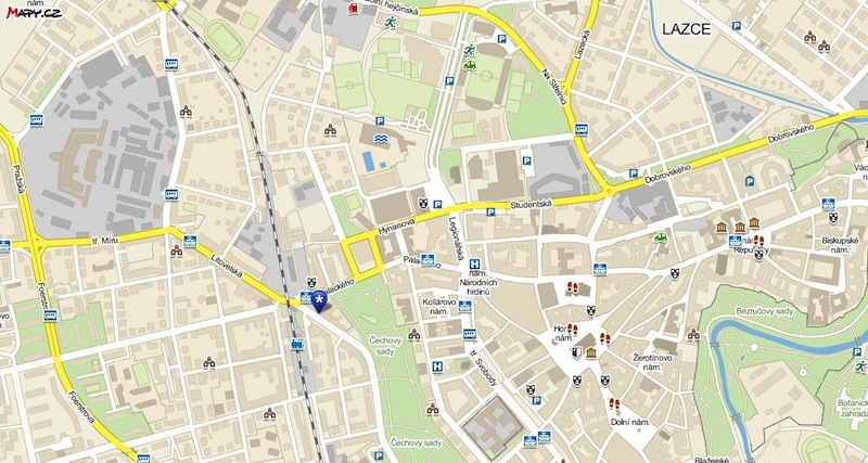 Kontakt Topal - mapa Olomouc