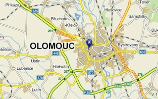 Kontakt Topal - mapa Olomouc